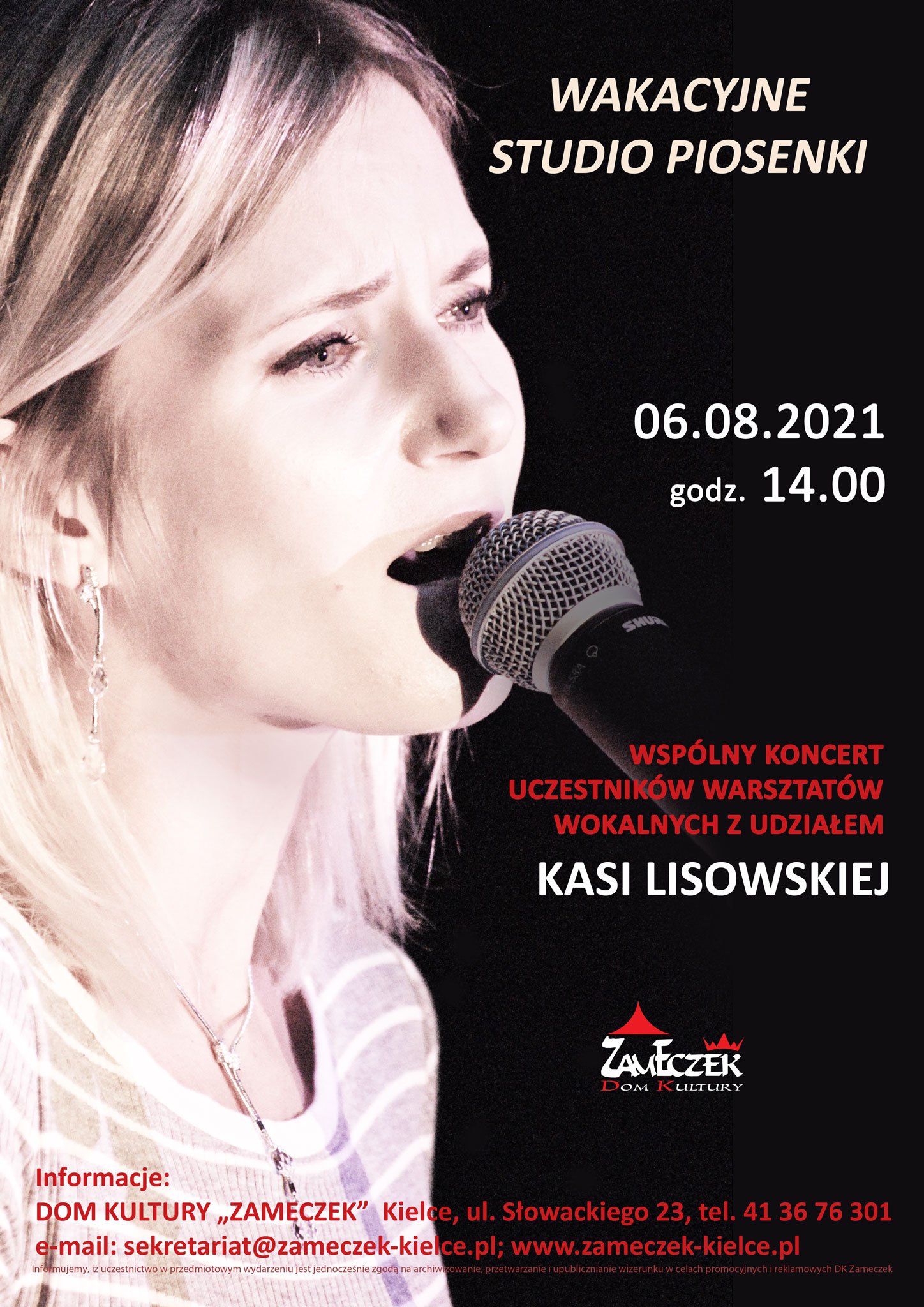 plakat koncert Kasia Lisowska m