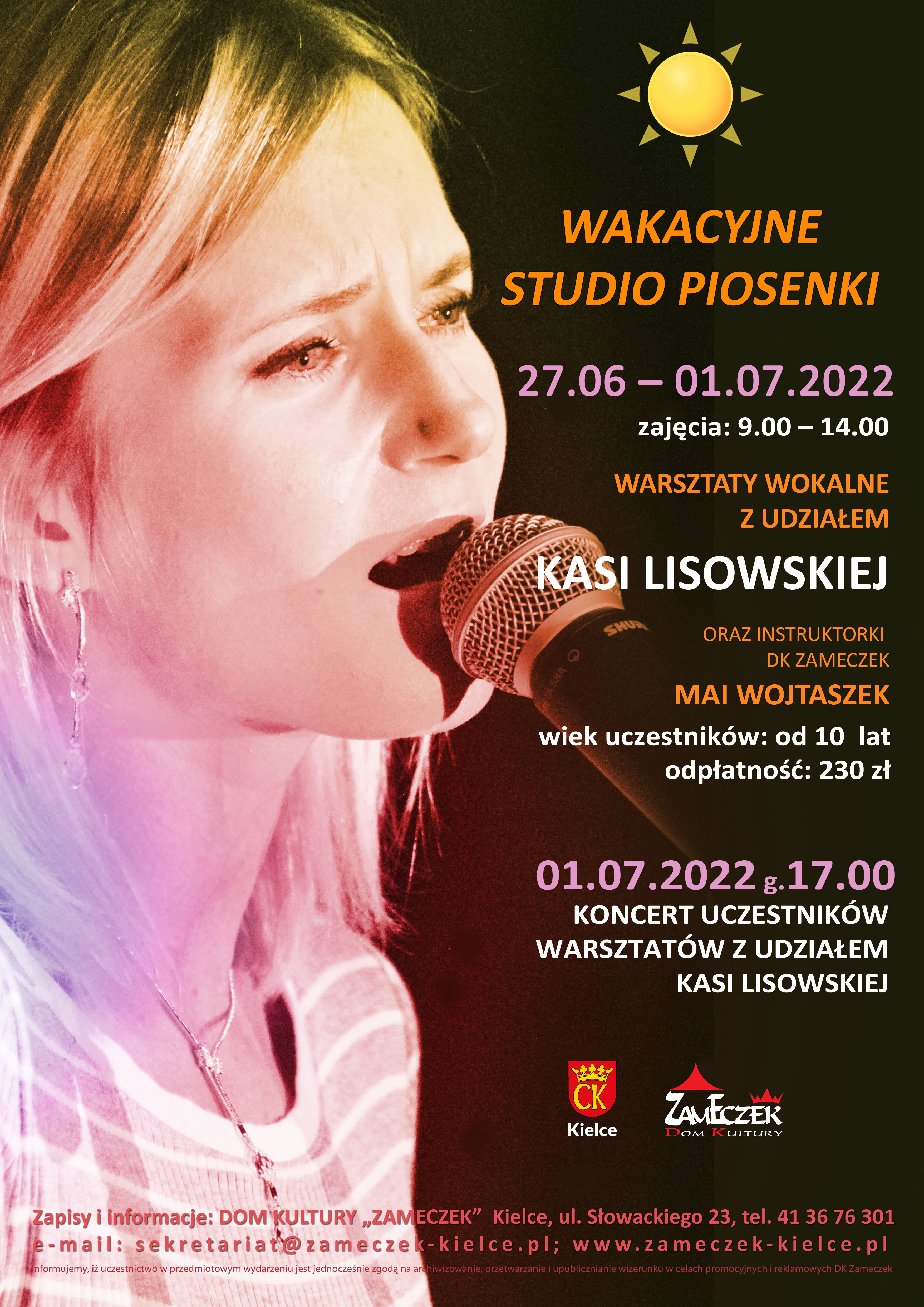 plakat warsztaty Kasia Lisowska 2022