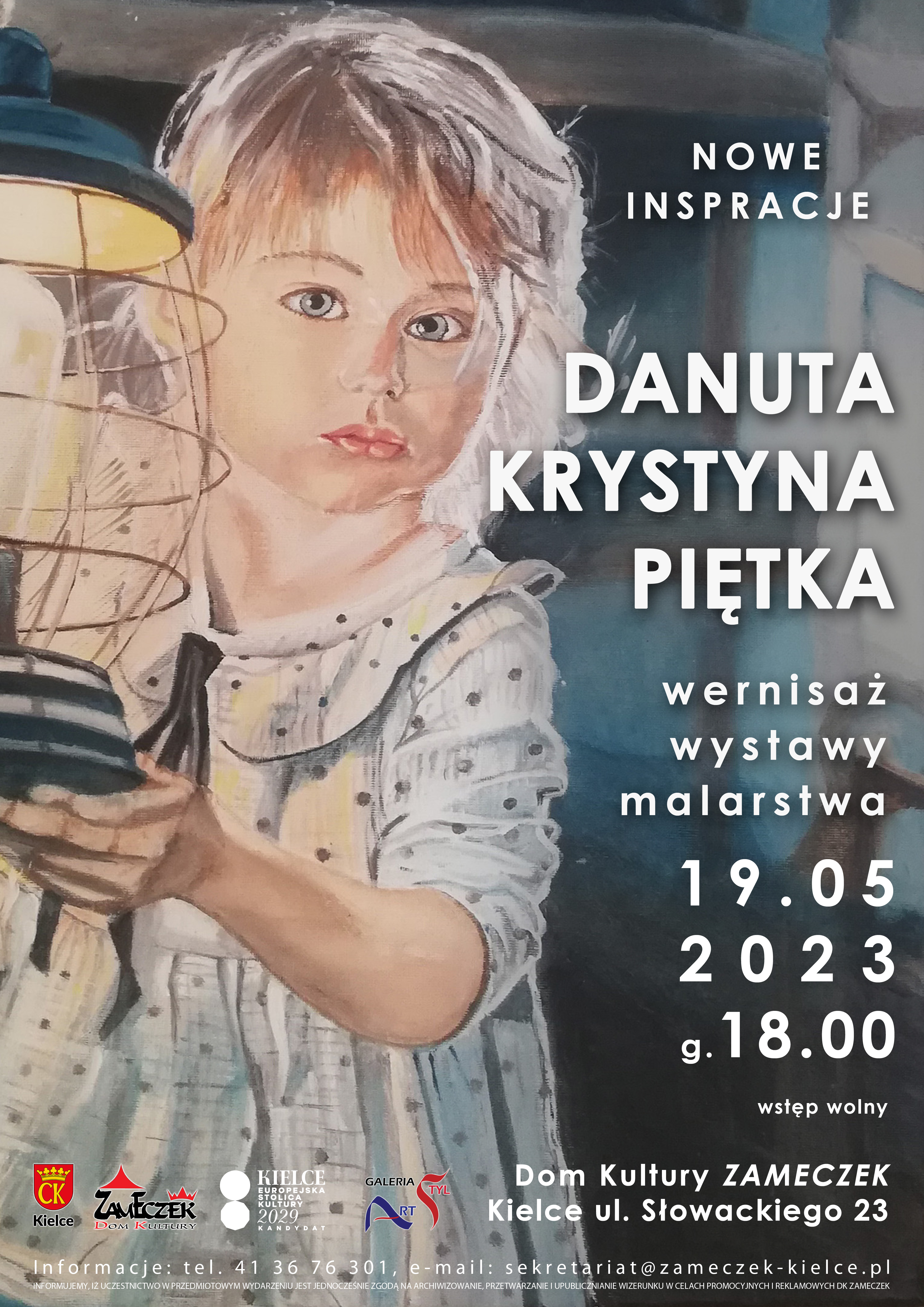 plakat Danuta Krystyna Piętka malarstwo wystawa 2023