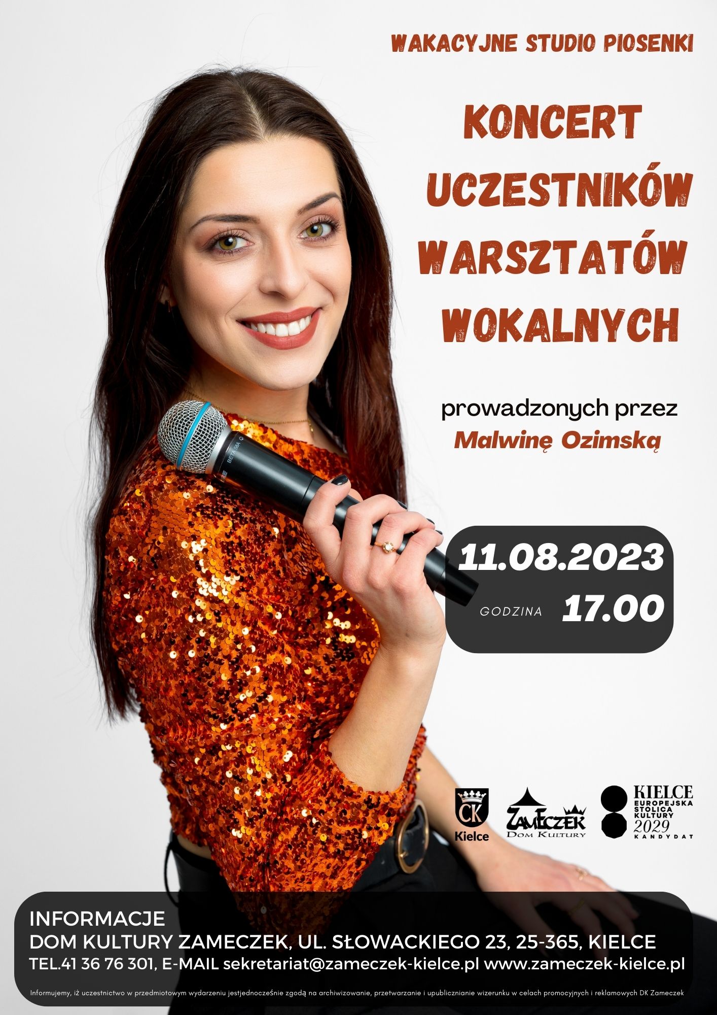 Plakat Koncert Malwiny 