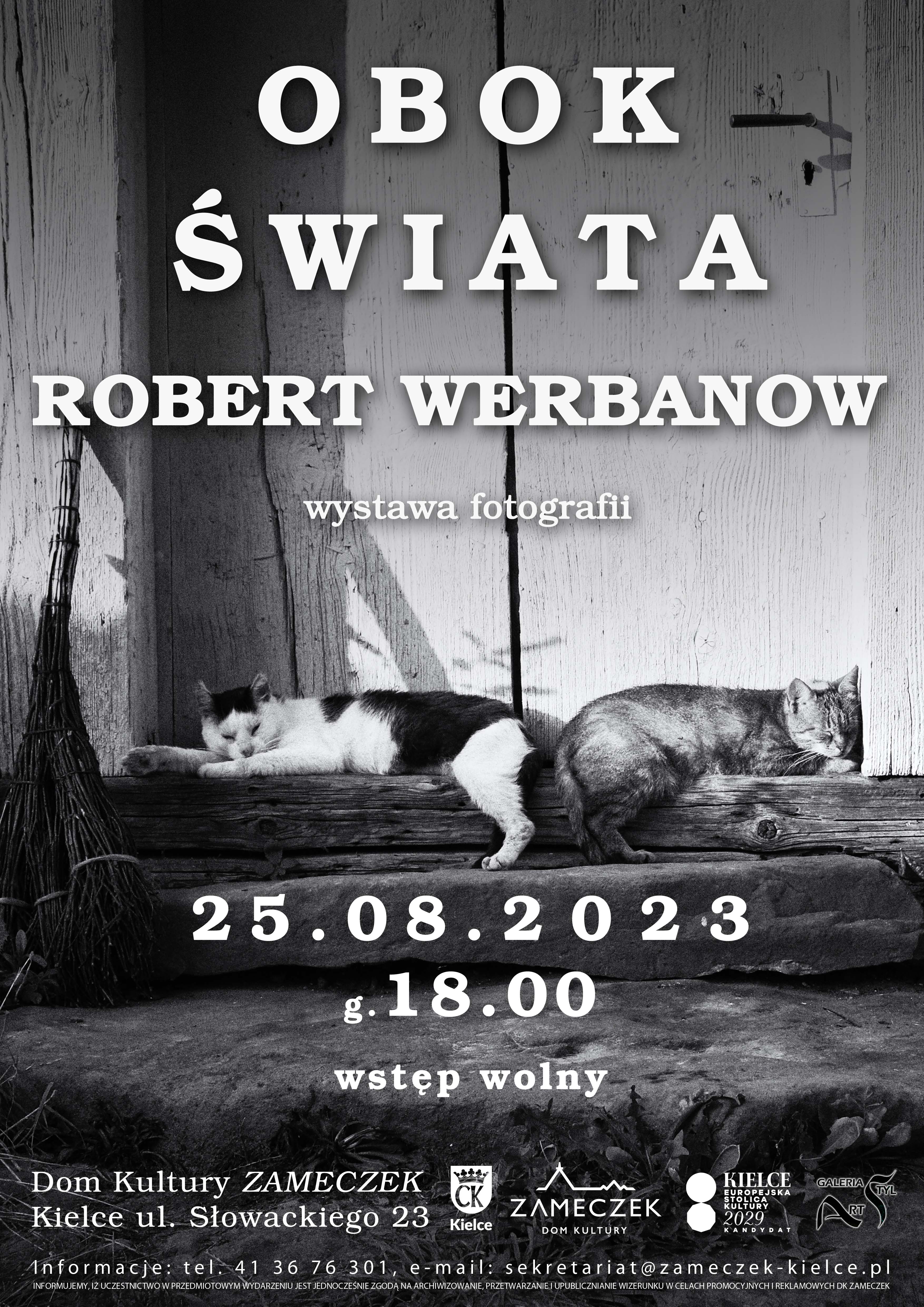 plakat Robert Werbanow wystawa 2023