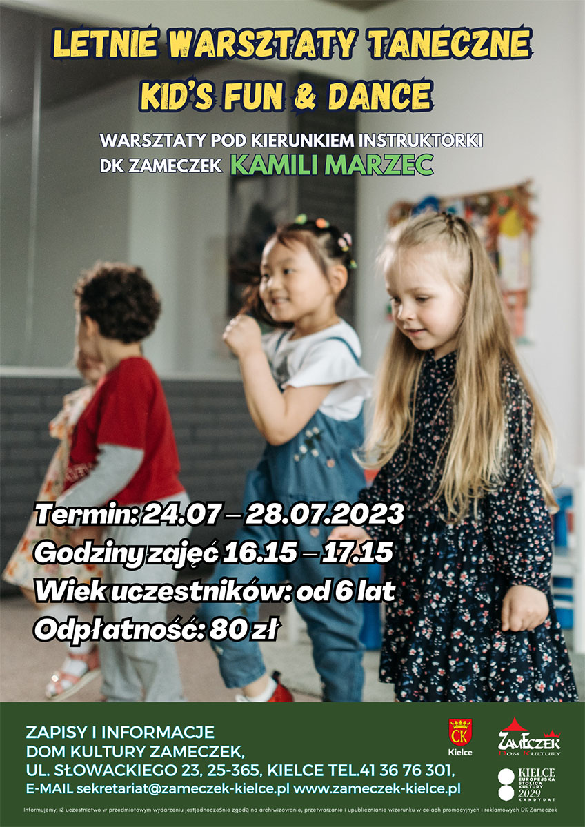 Wakacje 2023 oferta taniec po zmianie m