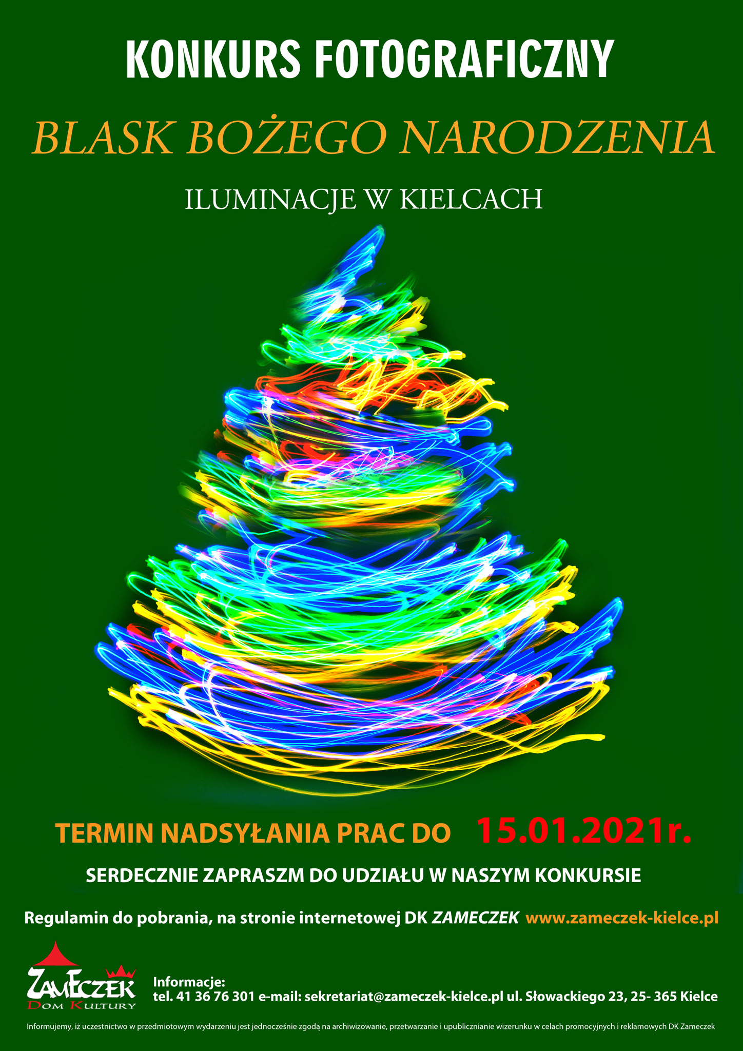 plakat regulamin Blask Bożego Narodzenia 20